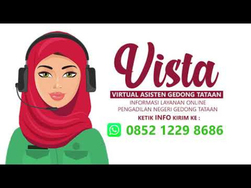VISTA (Virtual Asisten Pengadilan Negeri Gedong Tataan)